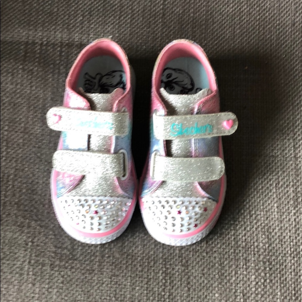 Light up Skechers Twinkle Toes size 8